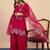 Dark-rani-pink premium designer festive wear readymade suit