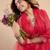 Pink premium designer festive wear readymade suit