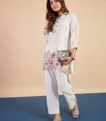 Off-white premium designer festive wear readymade suit