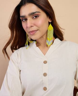 Off-white premium designer festive wear readymade suit 2