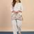 Off-white premium designer festive wear readymade suit