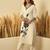 Off-white premium designer festive wear readymade suit