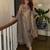 Grey twil sequance embroidery faux georgette kurta dupatta pent set
