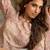 Purple silk blend  readymade suit with beads & embroidery work
