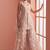 Peach net readymade suit with beads & embroidery work