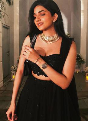 Black Georgette lehenga Choli 2