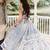 Grey Net Lehenga Choli