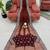 Brown Color Thred & Sequnce work with Diamond Havy Organza Silk Blend Saree  