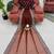Brown Color Thred & Sequnce work with Diamond Havy Organza Silk Blend Saree  
