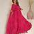  bandhani printed chiffon flared anarkali pant and dupatta set