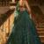 Green Net silk blend lehenga Choli