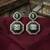 White color kashmiri earrings with artistic handmade design