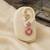 White color kashmiri earrings with artistic handmade design