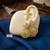 White color kashmiri earrings with artistic handmade design