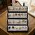 White with gold plated 12 pairs stud earrings combo jewellery box