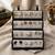 White with gold plated 12 pairs stud earrings combo jewellery box