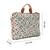  petal posh off white floral printed polycotton laptop bag (upto 16")