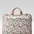  petal posh off white floral printed polycotton laptop bag (upto 16")
