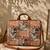  petal posh tan ethnic printed polycotton laptop bag (upto 16")