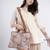  petal posh tan ethnic printed polycotton laptop bag (upto 16")