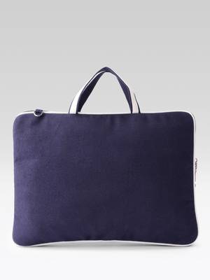  transit navy colorblock canvas laptop bag (upto 16") 5