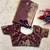 Coffee brown zari embroidered crush tissue saree with hotfix work and unstitched blouse