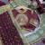 Wine tibby silk thread & sequence embroidered saree with heavy jalpari silk unstitched blouse