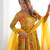  printed roman silk blend chanderi flared kurta palazzo and dupatta set