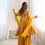  printed roman silk blend chanderi flared kurta palazzo and dupatta set