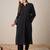 Mandarin Collar Flared Sleeves Thread Work Straight Kurta With Trouser