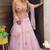 Light Pink Net lehenga Choli