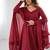  embroidery georgette flared anarkali pant and dupatta set