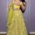 Yellow Georgette lehenga Choli