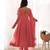  embroidery georgette flared anarkali pant and dupatta set