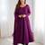  embroidery georgette flared anarkali pant and dupatta set