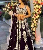 Dark Purple Kasturi Silk lehenga Choli