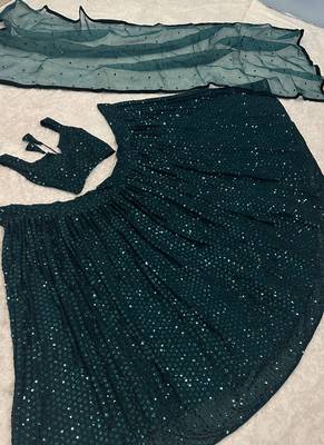 Rama Georgette lehenga Choli 2