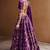 Purple Thai silk blend Lehenga Choli