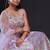 Lavender Satin silk blend Lehenga Choli