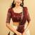 Maroon Shimmer Silk Lehenga Choli
