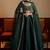 Green Malai Satin Lehenga Choli