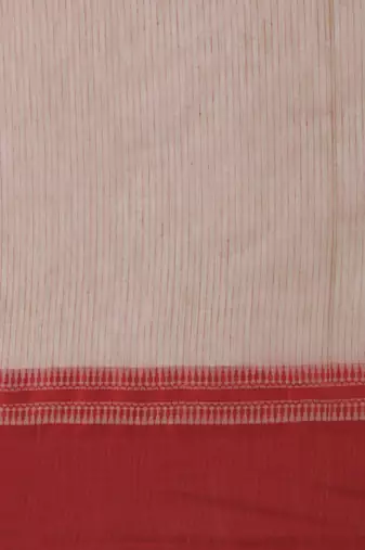 Woven design pure cotton bengal taant saree