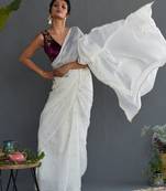 Embellished gotta patti pure cotton saree