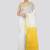 White & yellow floral silk cotton jamdani saree
