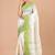Off white & green ethnic motifs pure cotton jamdani saree