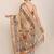 Kalamkari zari maheshwari saree
