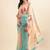 Floral printed organza saree