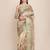 Ethnic motifs zari linen blend tussar saree