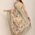 Ethnic motifs zari linen blend tussar saree