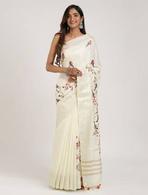 Floral printed saree 1